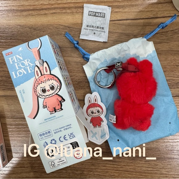 Pop Mart Pin for Love Letter X Plush Pendant – Open Box - Picture 2 of 10